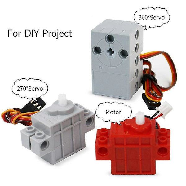 [RM] Programmerbar byggeklossmotor servostyring for Microbit robotbil og DIY elektronisk sett programmerbar leke B