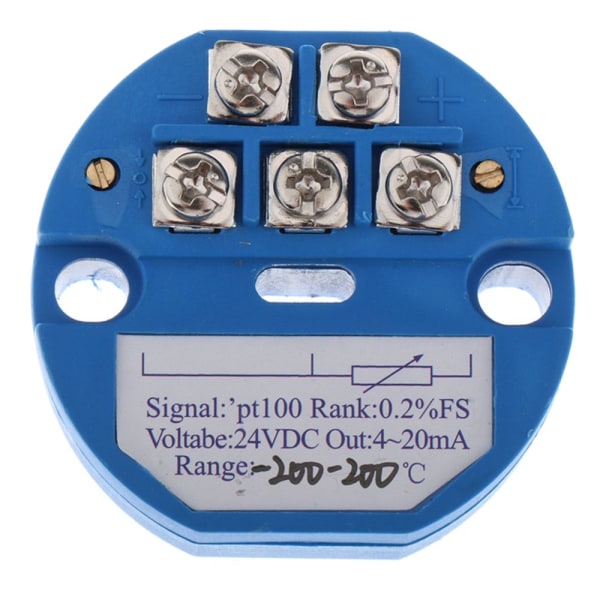 Temperatursensor sändarmodul 24VDC 4-20MA PT100 SBW -200-200 grader