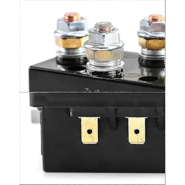 [RM]Solenoid Relay, 12V 500A Winch Relay Solenoid Replacement Contactor