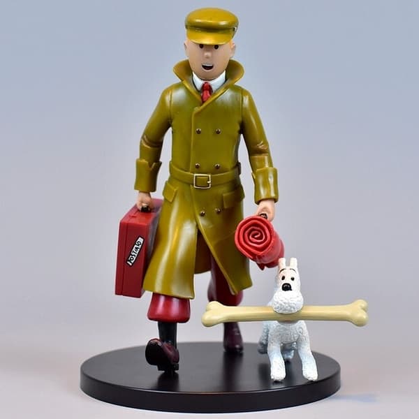 [RM]Tintins äventyr Tintin-figur PVC-staty Stor figur