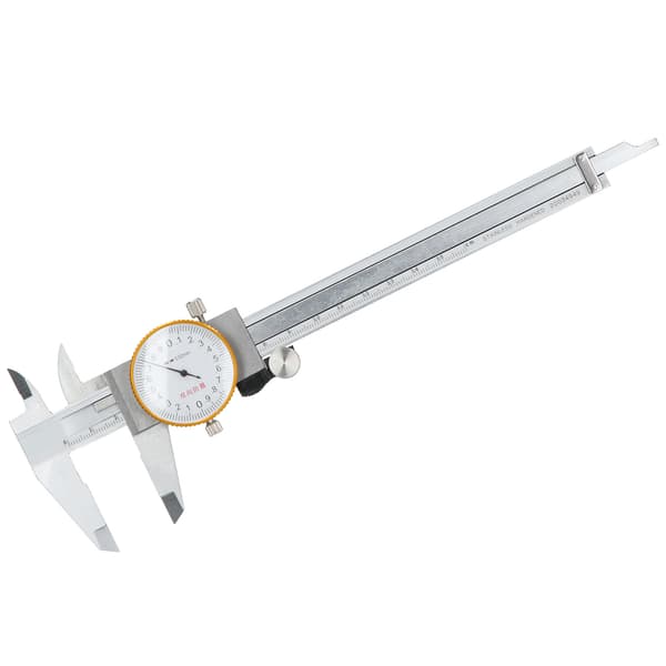 [RM]Dial Caliper Vernier 0.02 Dobbel støtsikker rustfritt stål manuelt måleverktøy 0-150 mm