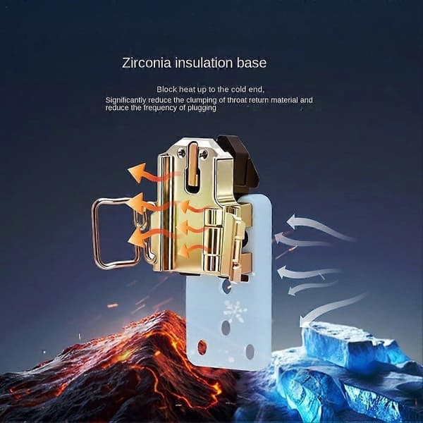 Til Lab P2S Hotend Varmeenhedssæt Quick-Swap 300°C til Bambu Lab P2S Hot End 3D-printer reservedele