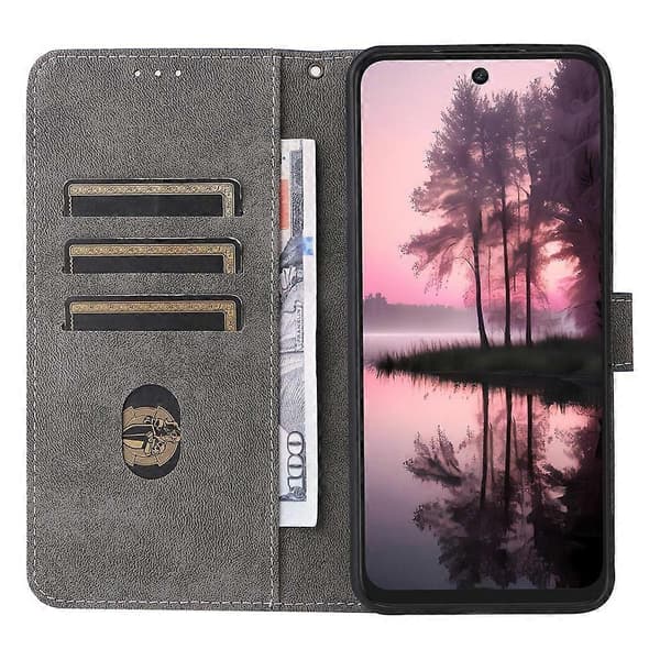 Wallet Case for TCL 60 SE NxtPaper 5G with RFID Blocking, PU Leather, Phone Case with Stand and Strap, Black