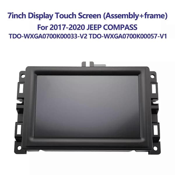 Til 2017-2020 JEEP 7 tommer LCD-skærm Touch Screen Radio Navigation Erstatning
