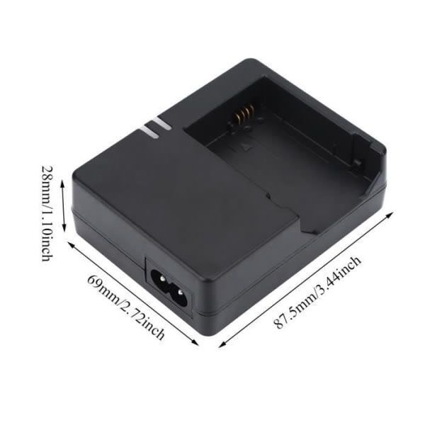 Eiffel kamerabatterilader for Canon LP-E8 EOS 550D - 600D - 650D - 700D EU-plugg[RM]