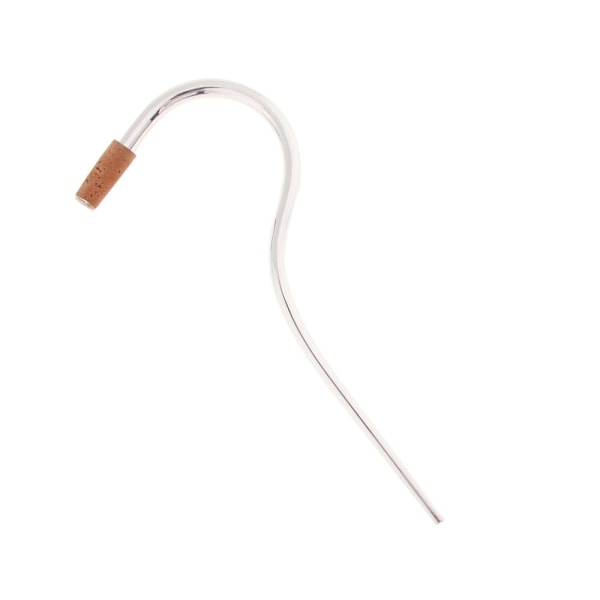 1 st basunhals böjd bocal munstycke för blåsinstrument 21,5 cm