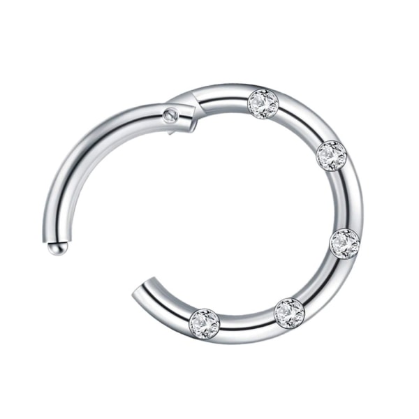 2st/ Set Rostfritt stål Nose Hoop Ringar Nos Smycken för man och kvinna