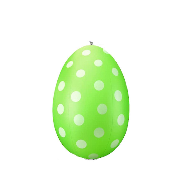 Uppblåsbart påskägg Färgglad Pvc Ornament Inomhus Utomhus Påskägg Uppblåsbar Hemdekoration green