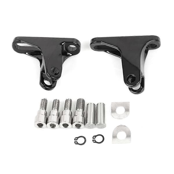 Sort bageste passagerfodhviler Mini Mount til Street Road Glide 93- Black
