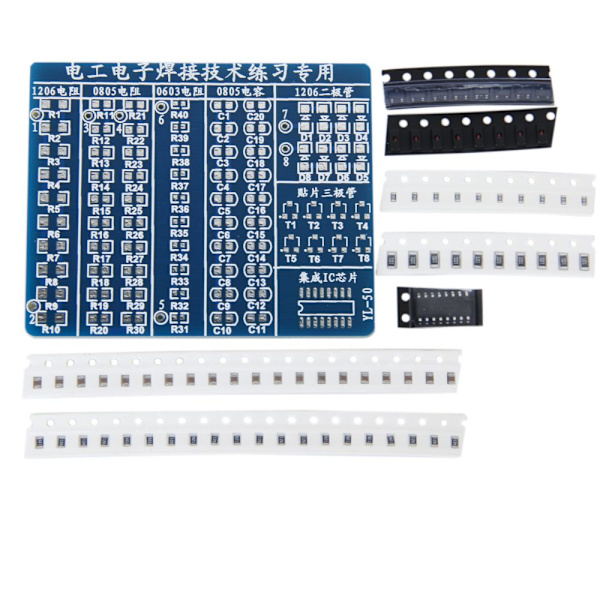 Komponent Cms Kit DIY SMT Lödd