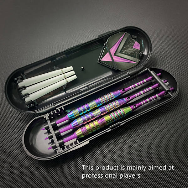 GOODARTS Mjuka Dartpilar Set Färgglada Dartpilar Nål med Skydd purple
