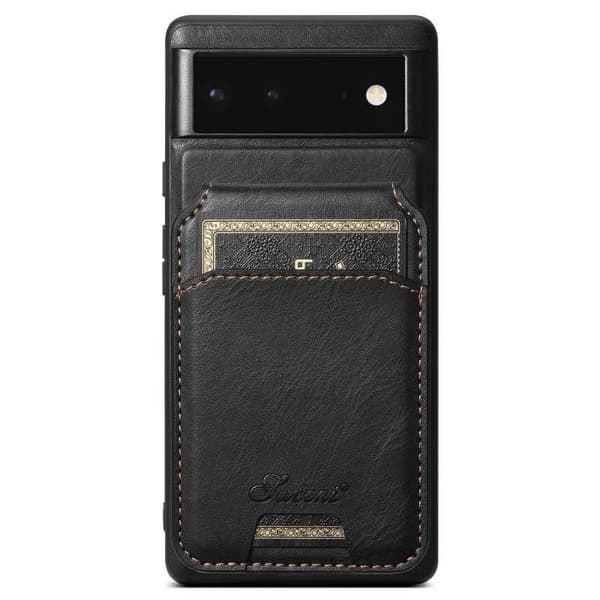 Suteni™ 2in1 Magsafe Case with Card Holder Google Pixel 6 - Black