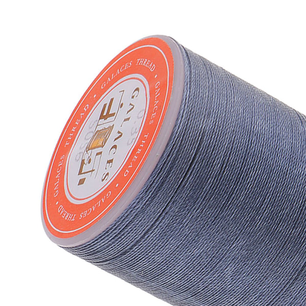 Rund polyestervaxtråd 0,35 mm sömnad DIY Craft blågrå