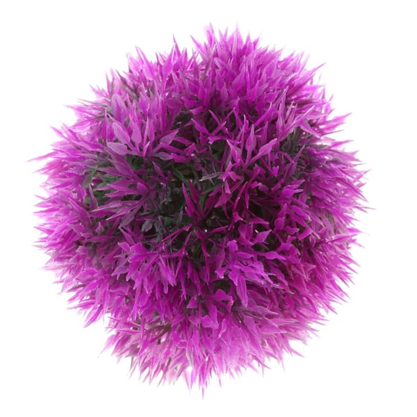 Konstgjord Topiary Ball Dekorativ Trädgårdsbyxa Ball Heminredning Lila 12cm