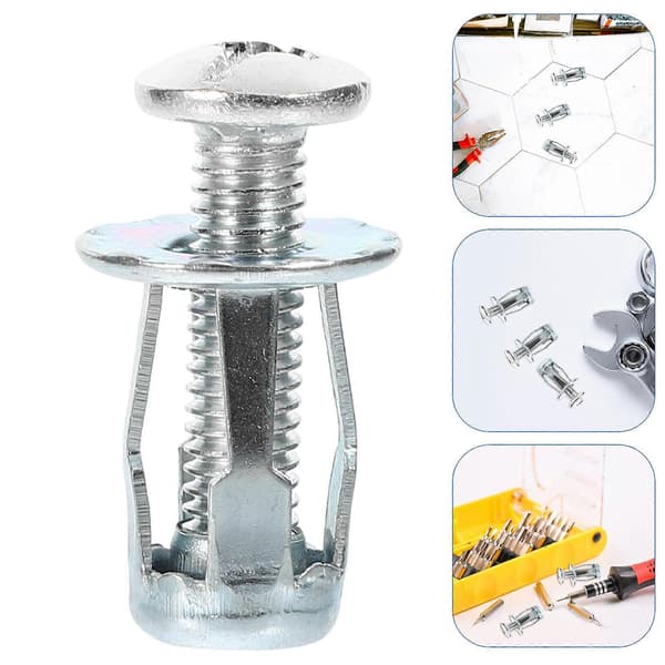 [RM] Petal Nut Gjengeinnsatssett for Hulvegg 25 sett Mutterfester