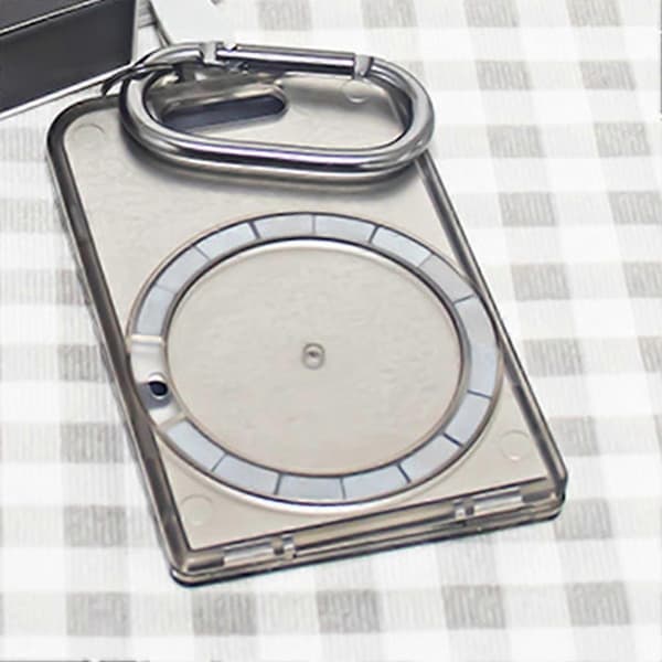 Magneettinen suojakotelo PLAUD Note/Plaud Note Pro (2025) -tallennuslaitteille, läpinäkyvä harmaa Transparent gray