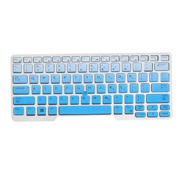 Silikon Keyboard Skin för Dell Latitude E5480 E5490 Blue Gradient