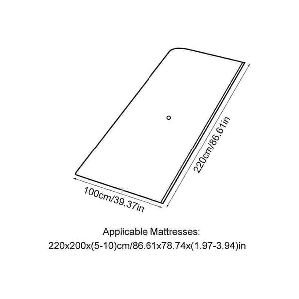 Stor vakuumoppbevaringspose - 220 x 100 cm - 1 pakke