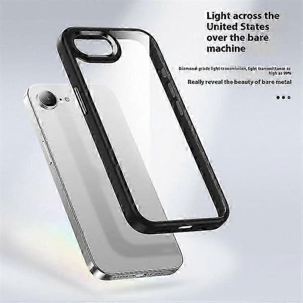 FULEXIN 16e Deksel, Anti-fall TPU + PC Krystallklart Telefondeksel Grey