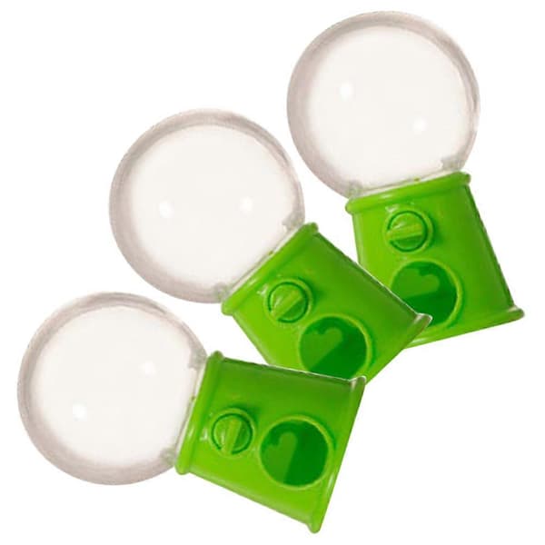 Godteridispenser for barn, tyggegummimaskinleker i plast, 3 stk. minipakke