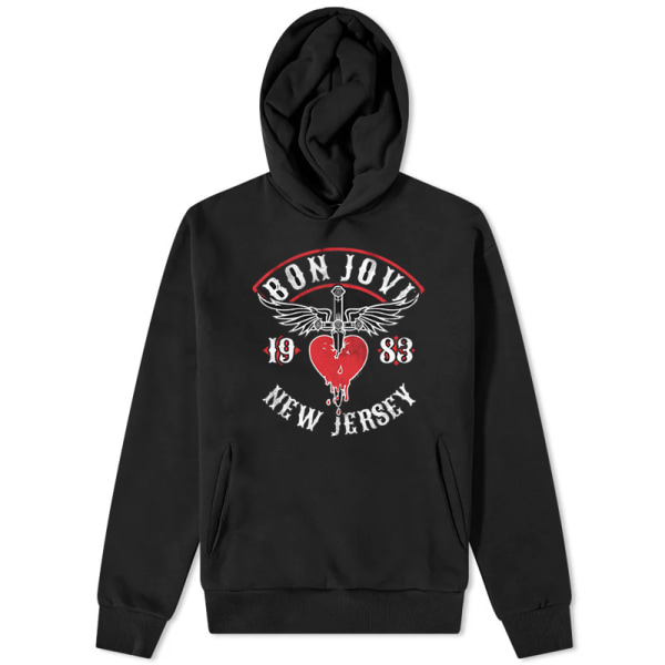 Bon Jovi rockband huvtröja för män black 3 3XL