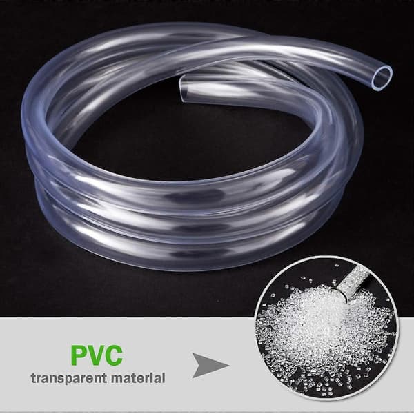 Transparent mjuk PVC-slang 5 meter, 4 6 mm flexibel tryckrör