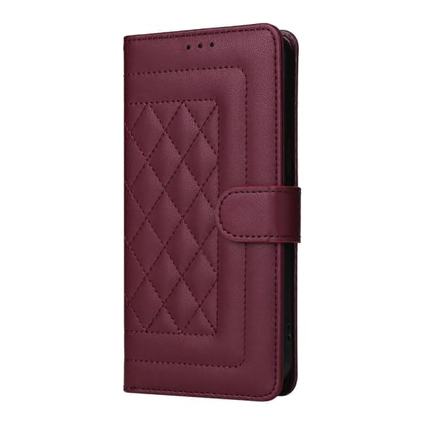 [RM] Læder Flip-etui til Huawei P20 Pro Wine Red