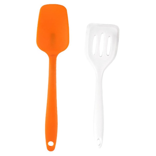 Silikon Köksredskap Köksredskap Set, 2 st Non-stick Köksredskap Spatel Set, Värmebeständig style 3