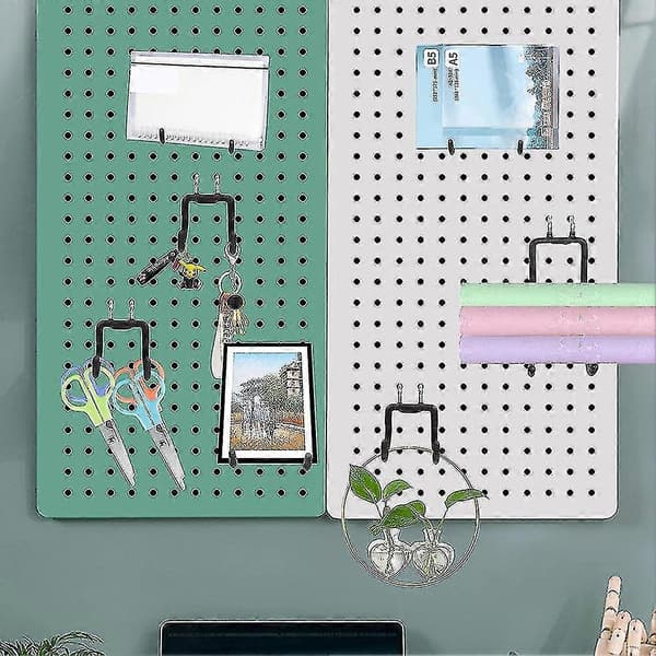 15 stk. doble pegboardkroker for drill, metall pegboard (3 former)