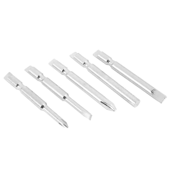 [RM]260MM Spiral Screwdriver Hand Pressing Ratchet Screwdriver with Slotted and Phillips Bits