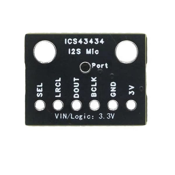 2X ICS-43434 I2S 3.3V MEMS Mikrofonmodul Breakout Lavpris Lavpasfilter Minimodu