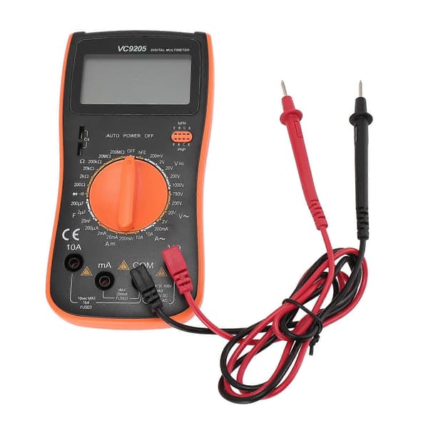 Digitalt multimeter elektronisk ohmmeter voltmeter spændingsstrøm modstandskapacitetstester