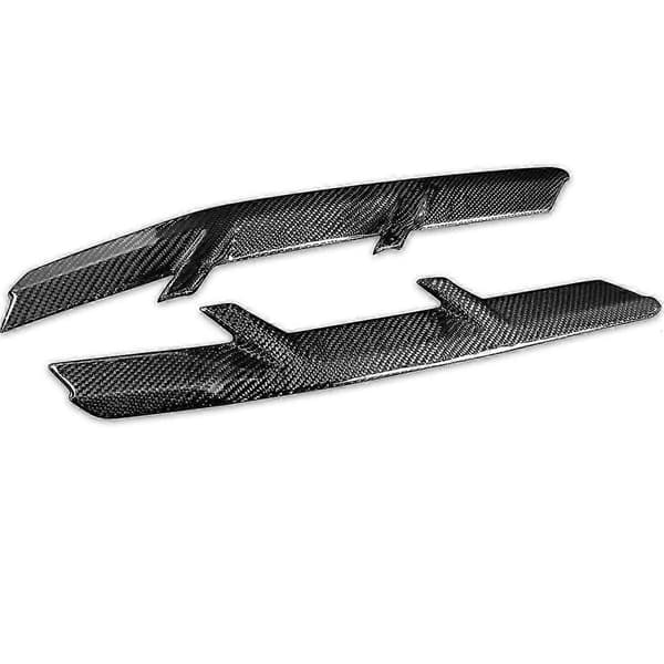 Til C7 2014-2019 Ægte Kulfiber Front Side Body Vent Cover Trim Tilbehør