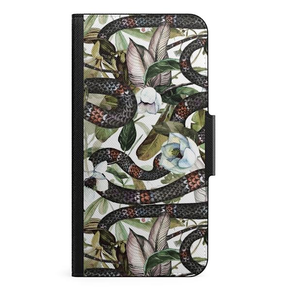 [RM]Naive iPhone 13 Mini Wallet Case - Jungle Snake