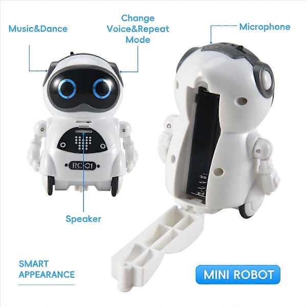 [RM]Mini RC Lommerobot til børn med interaktiv dialogsamtale