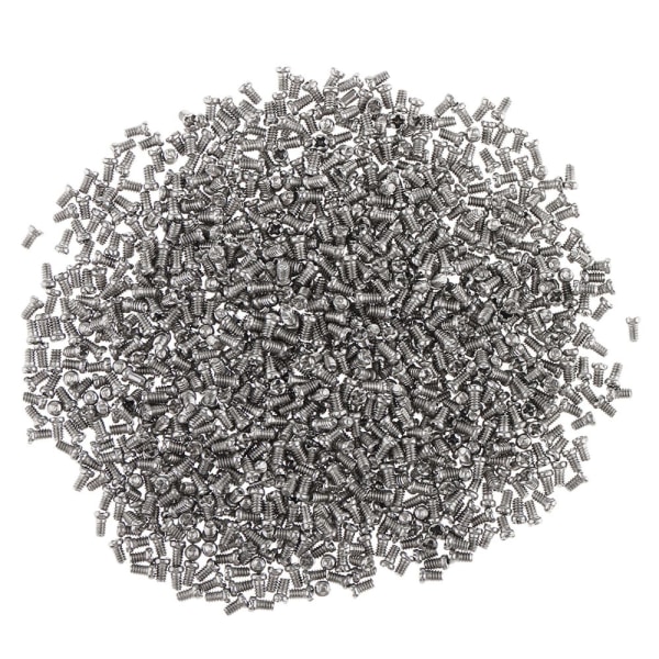 1000 Delar Rostfritt Stål Skruv Reparation Glasögon Reparationsverktyg 2.0x1.4x2.4mm
