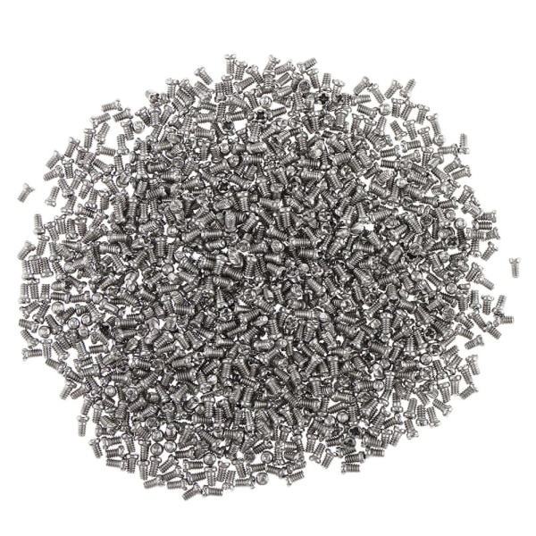 1000 delar rostfritt stål skruv reparationsglasögon reparationsverktyg 2,0x1,4x3,0 mm