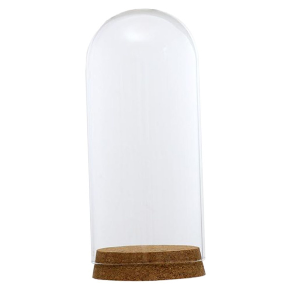 glaslock landskap terrarium behållare lock vas flaska 8x18cm