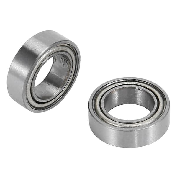 20 Stykker MR106-ZZ Skærmede Kuglelejer 6x10x3mm Forfedtede Radiale Belastningsmetalkomponenter Silver