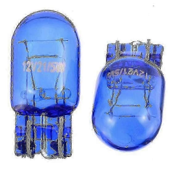 2st T20 7443 W21/5w 6500k Halogen Vit Varselljus Sidoljus Blinkers