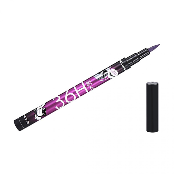 Precision Smudgeproof Eyeliner Definer Flytande Eyeliner Penna Lila Lila