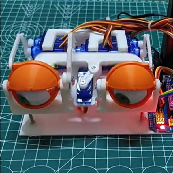 [RM]Animatroniska ögon DIY-kit, för Arduino Bionic robot SG90 servo Joystick-kontroll