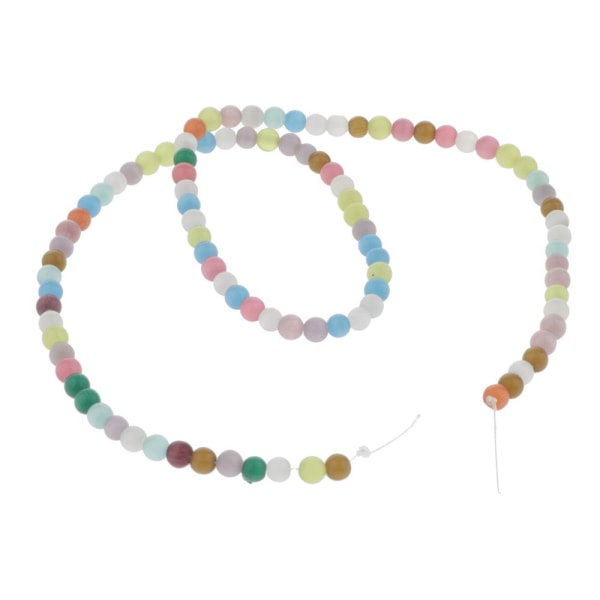 Naturlig Ädelsten Opal Lösa Distanspärlor Kedja För Smycken 4mm 98st