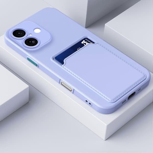 [RM] Kontrastfarget TPU-deksel med knapper for iPhone 17 Purple For iPhone 17