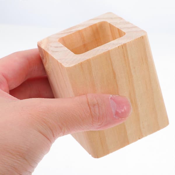 Solid Wood Furniture Risers for Sofa and Bed, 4 Pcs Square Lifting Pads[RM]