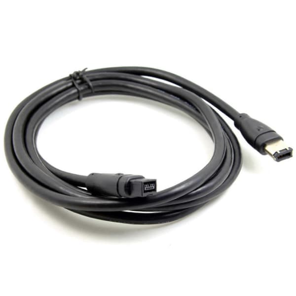 FireWire IEEE 1394B Kabel 9-ben til 6-ben 800Mbps Datakabel 1,8 Meter