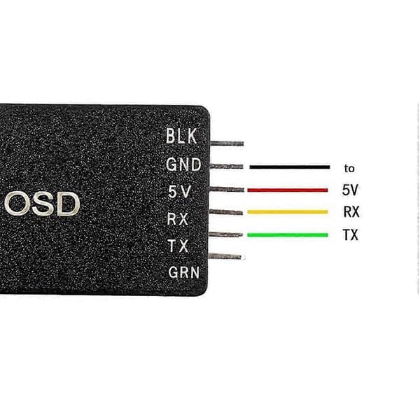 Flyvekontrolmodul til flyvekontrol OSD-modul Mini OSD-visbart flyvedatamodul