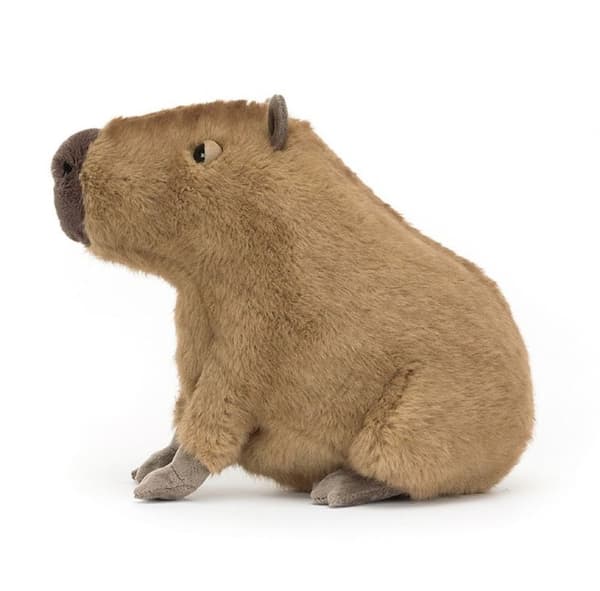 Jellycat Clyde Capybara Laukun viehätys Pehmo avaimenperä 14cm[RM]