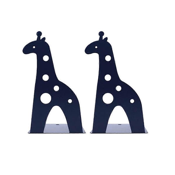 [RM]Bokstöd Kreativ Giraff Metall Bokstöd Organizer 6st Blå