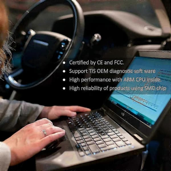 OBD2 Scanner Værktøj J2534 Diagnostisk Kabel til Techstream V18.00.008 Software 26s Adapter